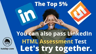 A Junior developer takes the LinkedIn HTML assessment HTML Skill Test Answers 2022 Muhammad Habib