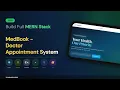 Build MedBook - Doctor Appointment System MERN Stack Full Project Code PPT