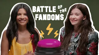 Nikki Rodriguez Katie Douglas Who Knows Their Fandom Best Battle of the Fandoms Seventeen