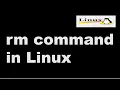 rm command in Linux with examples Linux Tutorial Linux Interview Question