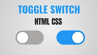 How to make Toggle Button using HTML CSS Only Coderz Area