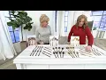 Cambridge 20-Piece Service for 4 Stainless Steel Flatware Set on QVC