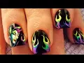 Maleficent Nail Art Tutorial Disney Nails Design
