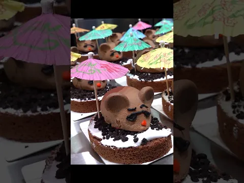 Amazing Dessert!😮 Making Chocolate Mouse cake