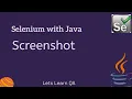 Selenium WebDriver Java How to take Screenshot