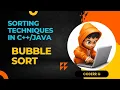 Bubble Sort Explained Step-by-Step in C and Java