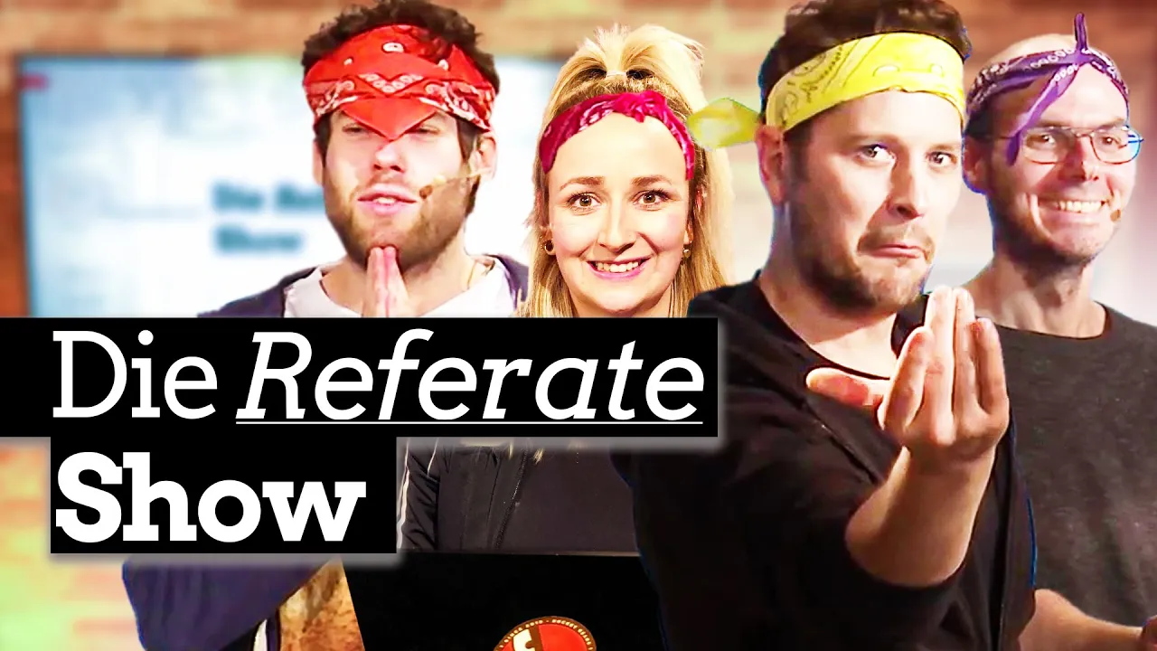Die Referate Show | Simon vs. Florentin vs. Gregor vs. Johanna