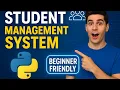 Beginner Project In Python Student Management System in Python Complete Step-by-Step