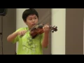 Age 10: Marcus masterclass with Midori playing Bazzini's Dance of the Goblins