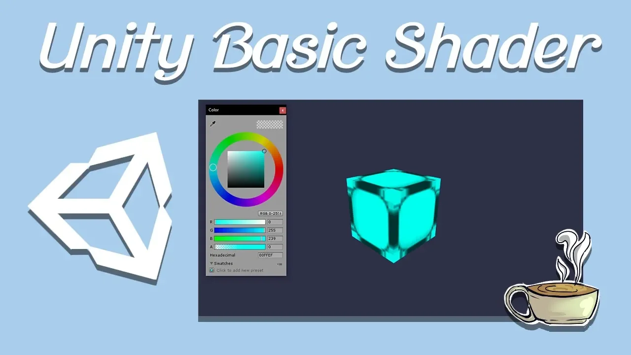 Writing Shaders In Unity - Basic Shader - Beginner Tutorial