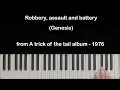 Robbery assault and battery Genesis - ARP Synth Solo