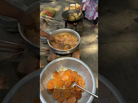 মুচমুচে রসালো পিঠা।#shorts