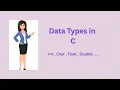 Data Types in C