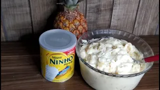 🤗RECHEIO DE NINHO COM ABACAXI E COCO 🤗 RECHEIO PARA BOLOS, TORTAS ,BOLOS DE POTE E SOBREMESAS