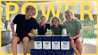 POWER UPGRADE! Installing Battle Born LITHIUM Batteries on Our Sailboat