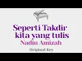 Download Lagu Seperti Takdir Kita yang Tulis - Nadin Amizah (Original Key Karaoke) - Piano Instrumental Cover