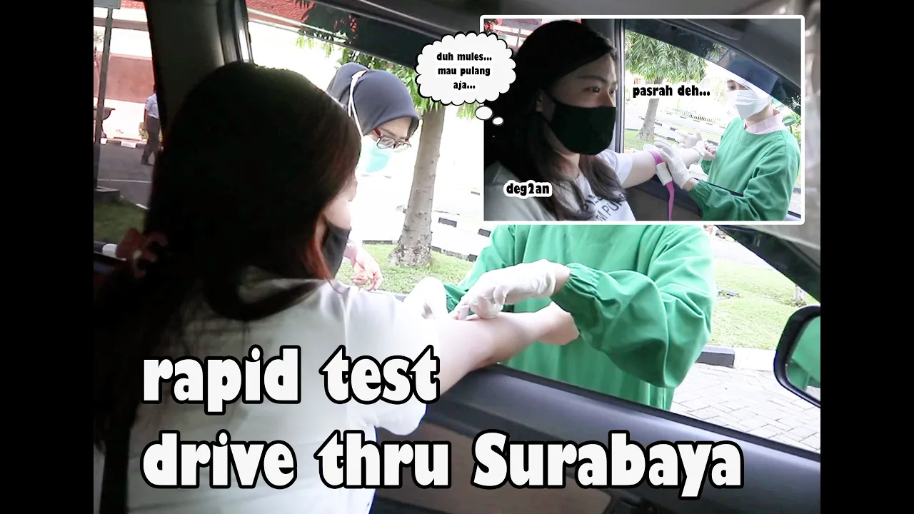 NGILU BUKAN MAEN SAMPE NANGIS!! HIDUNG RASANYA MAU MELEDAK!! PENGALAMAN PERTAMA SWAB TEST DRIVE THRU. 