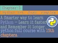 python tutorial for beginners to advanced Chapter - 3 python integers python complex