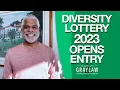 Diversity Lottery 2023 Opens Entry - Green Card Through DV Lottery