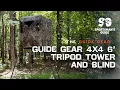 Guide Gear 4x4 6 Tripod Tower and Blind New Gear for 2025 Sportsman s Guide