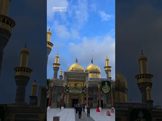 ⁣الغيوم تعانق القباب بعد زخات الرحمة.. مشهد روحاني يبعث السكينة
