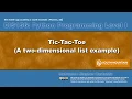 Python 06E - Tic-Tac-Toe
