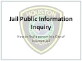 Help Us Help You Jail Public Information Inquiry