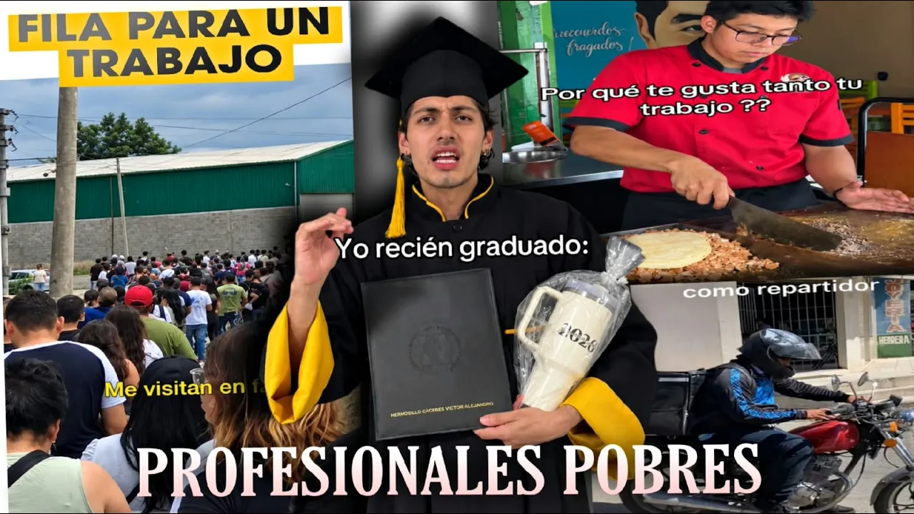 Los Profesionales Pobres en LATAM: la Generación con mas TÍTULOS pero sin TRABAJO: video thumbnail