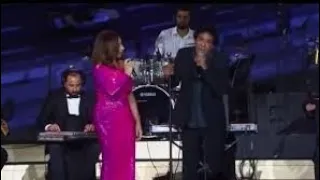 دويتو الفنان محمد منير والفنانة انغام في ليلة ذكريات مع الموسيقار هاني شنودة دندنها