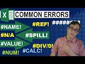 Most Common Excel Errors and How To Fix Them - Avoid Broken Formulas