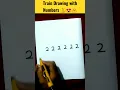 Lagu How to draw train by numbers easy step by step🚂|#shorts #trending#viral#train#drawing #ytshorts#yt