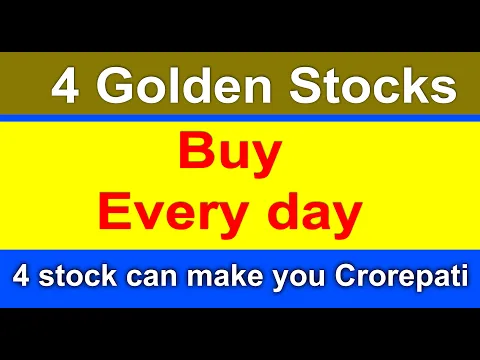 Download MP3 4 Golden & safe stocks | we must buy every day | stocks for long term investment | multibagger