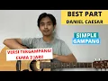 PETIKAN BEST PART DANIEL CAESAR VERSI TERGAMPANG CUMA 2 JARI Tutorial Gitar