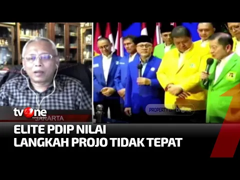 Kedatangan Ketua Projo Ke Silatnas KIB Jadi Sorotan | AKIP tvOne