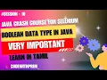 Boolean data type in Java 10 code with prem