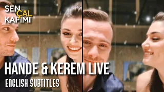 hande u0026 kerem new instagram live english subtitles sen al kapimi 