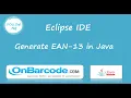 How to create print EAN-13 barcodes using OnBarcode Java EAN-13 Barcode Generator library