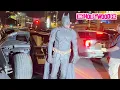 Diddy Dresses Up As Batman Pulls Up In The Batmobile For Halloween At The Highlight Room