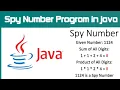Spy Number Program in java