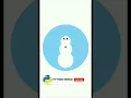 making SNOWMAN using python turtle