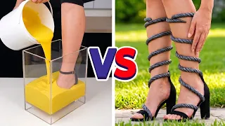 DIY Snake-Inspired Footwear: 6 Wild Shoe Designs by 5-Minute Crafts VS! 🐍