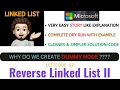 Reverse Linked List II Clean Approach Dry Run MICROSOFT Leetcode - 92 codestorywithMIK