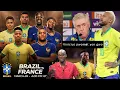 Fred makes a big move on Brazil playing tomorrow vs France Vinicius promises to play a great mat