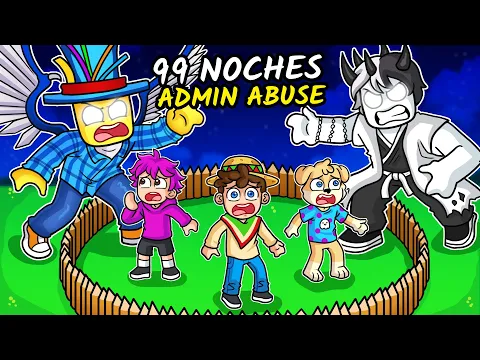 Video Thumbnail: SobrevivÃmos al ADMIN ABUSE de 99 NOCHES 🎉🎈😨🦌 SILVIOGAMER en 99 Noches en el Bosque
