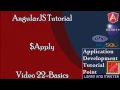Angularjs Tutorial for Beginners Learn Basics 22 Implement apply