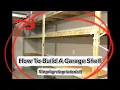 How To Build A Garage Shelf