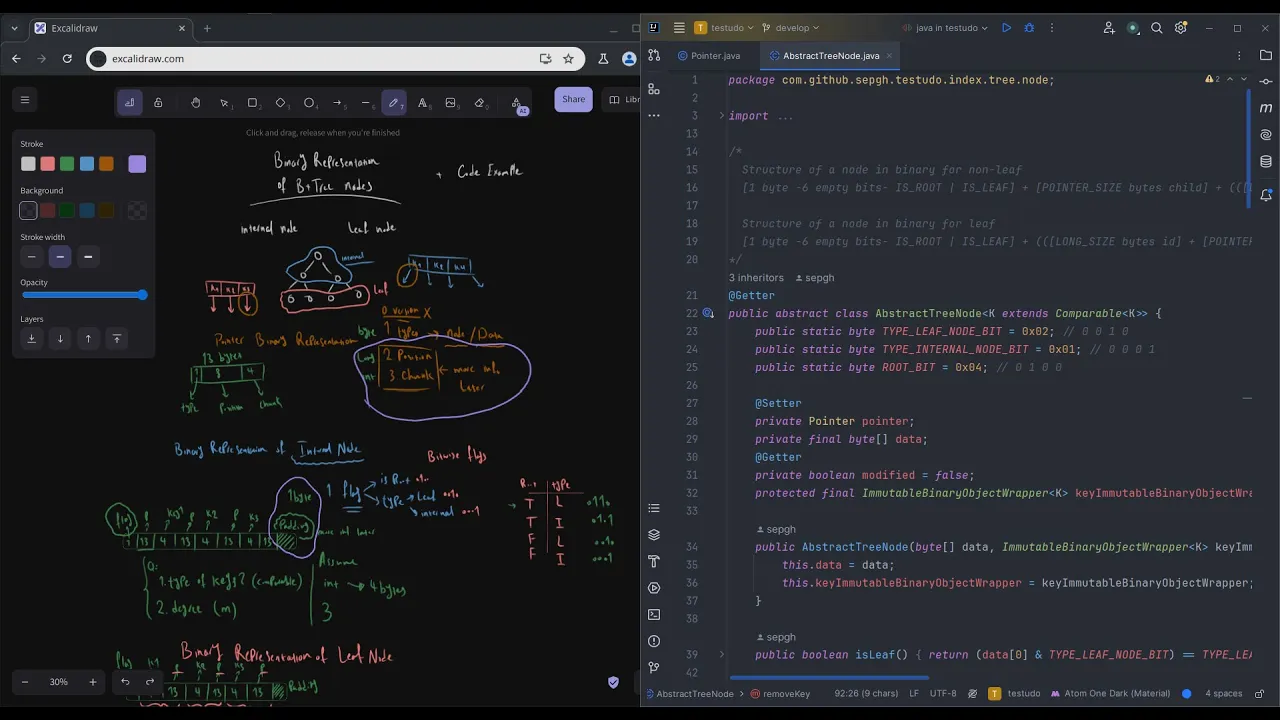 Write a database from scratch | Episode 4, B+Tree node binary representation