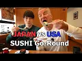 Lagu JAPAN vs USA (Kura SUSHI - Conveyer Belt Sushi) ~ Eric Meal Time #1049