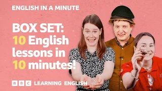BOX SET: English In A Minute 31 – TEN English lessons in 10 minutes!