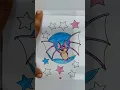 how to color a bat